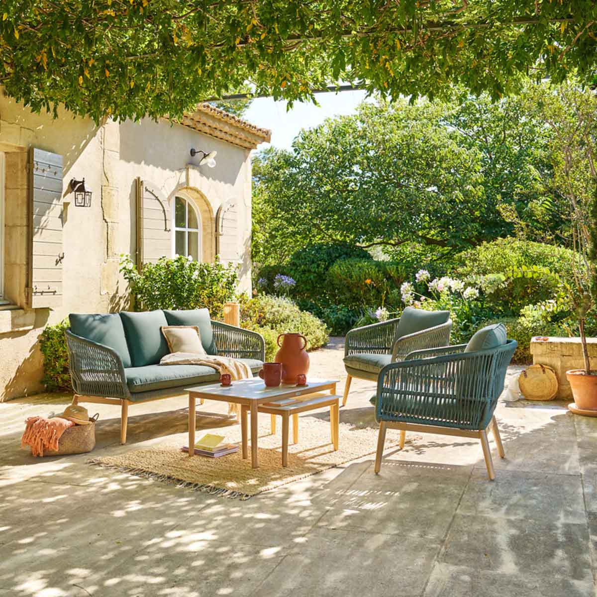 Conjunto de jardim ORISSA verde