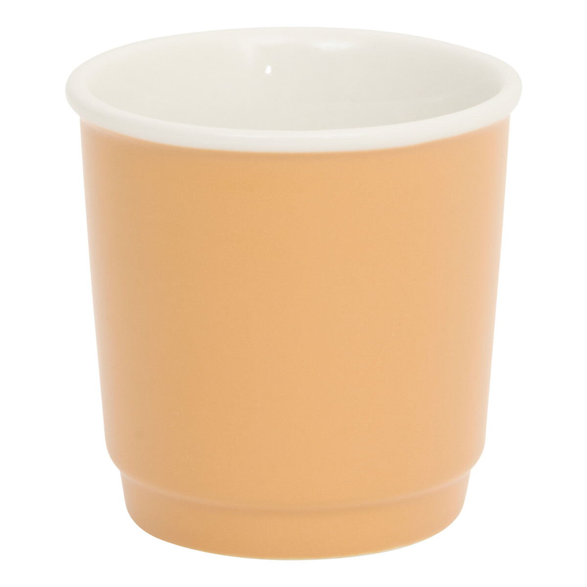 Ch&aacute;vena de caf&eacute; NATURE ocre em cer&ecirc;mica 9cl