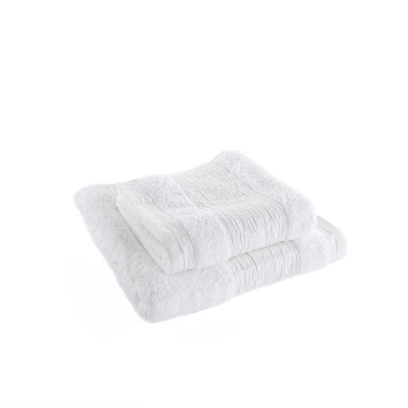 Conjunto de 2 toalhas de banho NUR branco