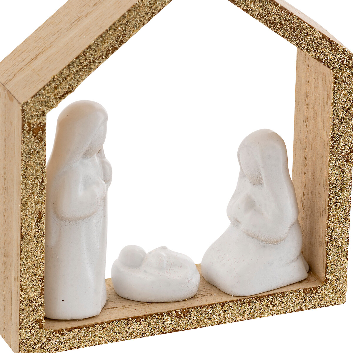 Pendurante casinha com pres&eacute;pio 13cm