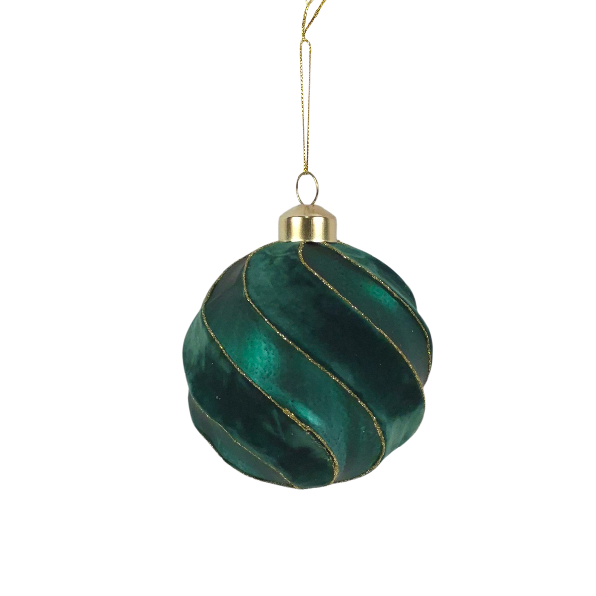 Bola de Natal em veludo 8cm