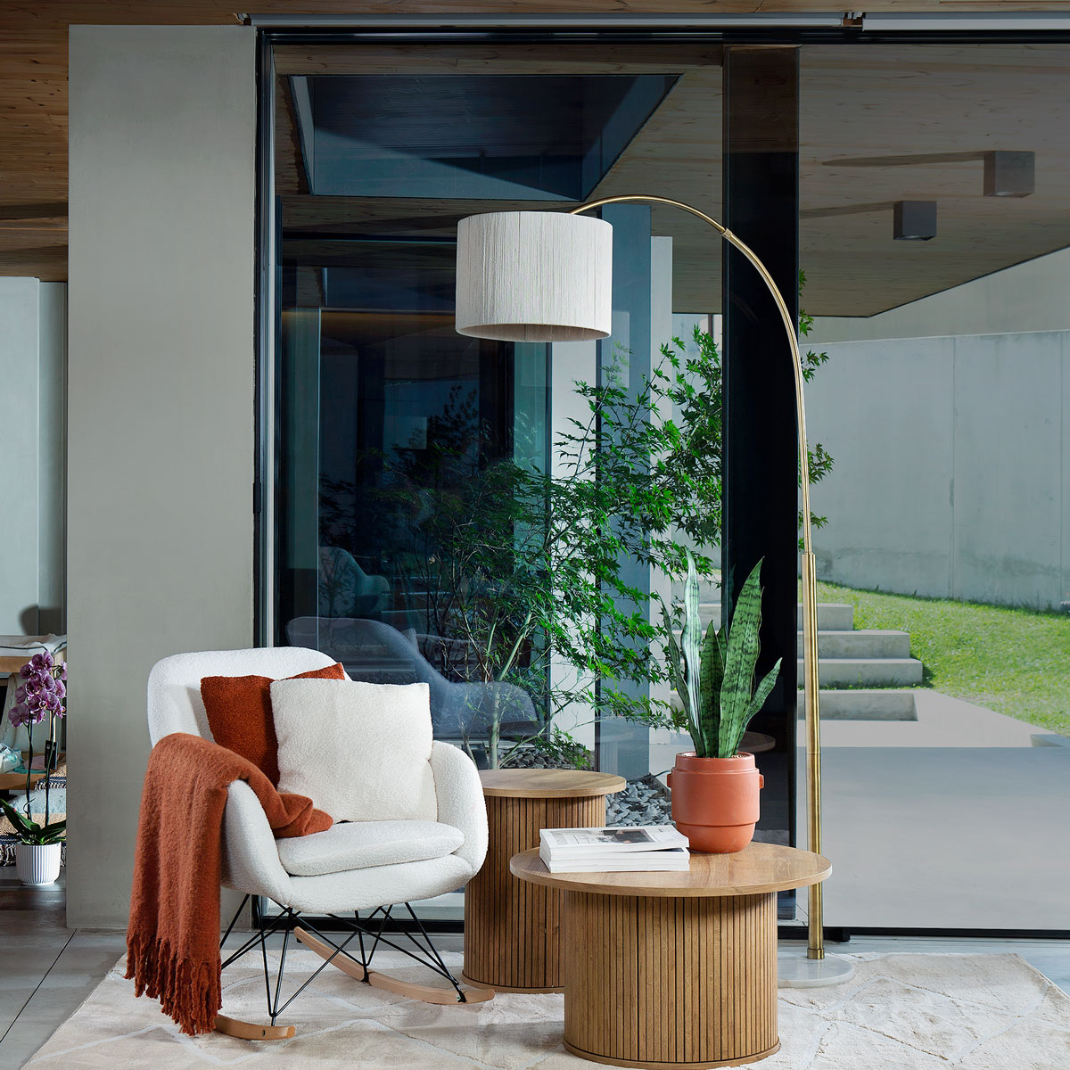 Cadeira de baloi&ccedil;o ROCKING CHAIR branco