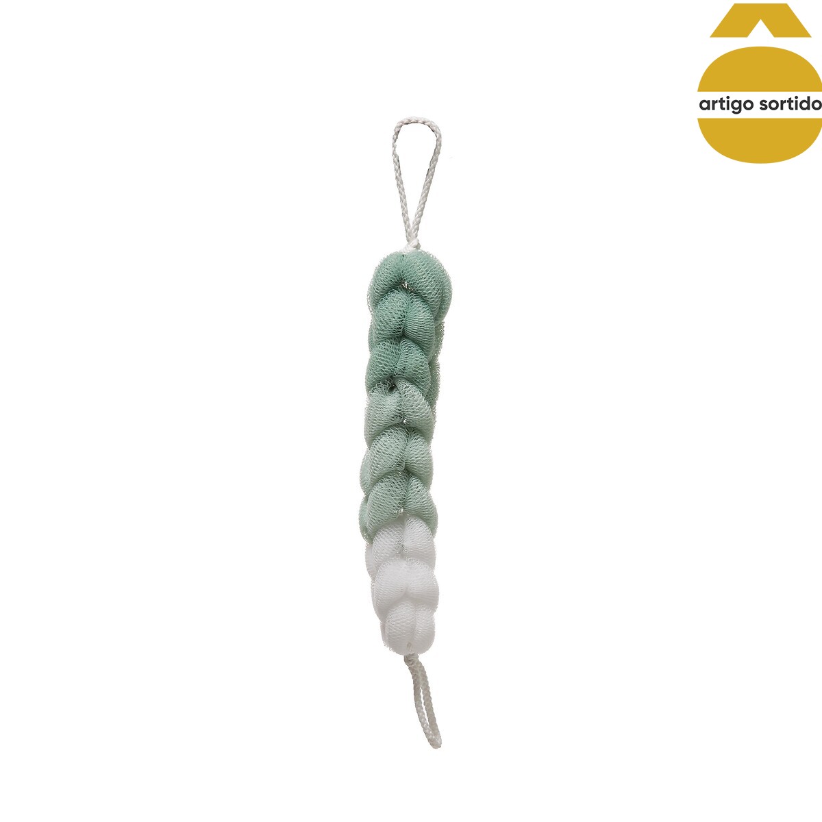 Esponja trança para banho