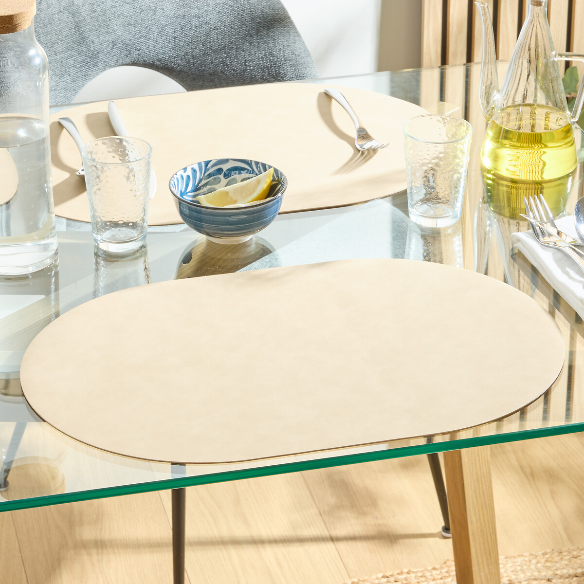 Individual de mesa KIM bege 33x49cm