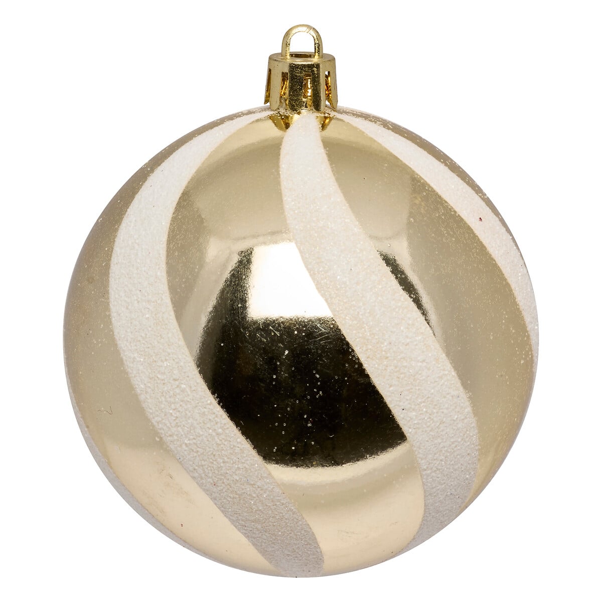 Conjunto de 60 bolas dourado e branco