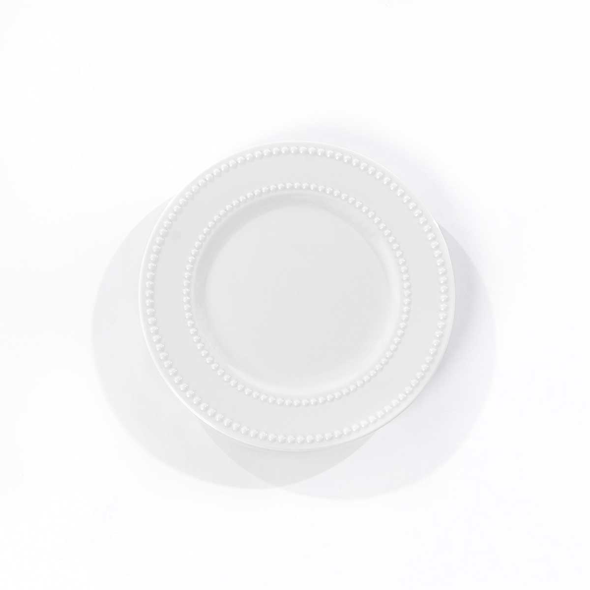 Prato de sobremesa AMELIE branco 20cm