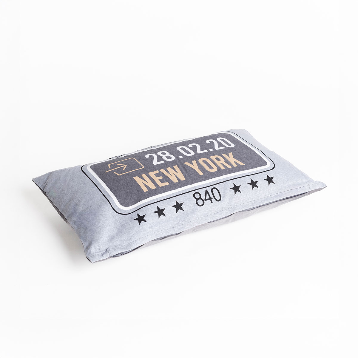 Almofada decorativa cinza claro 30x50cm