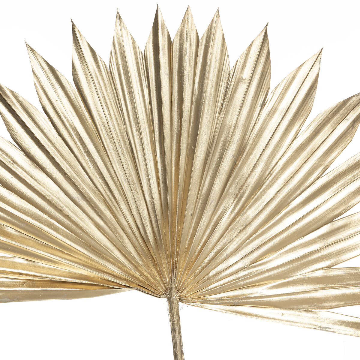Conjunto 3 folhas de palmeira douradas