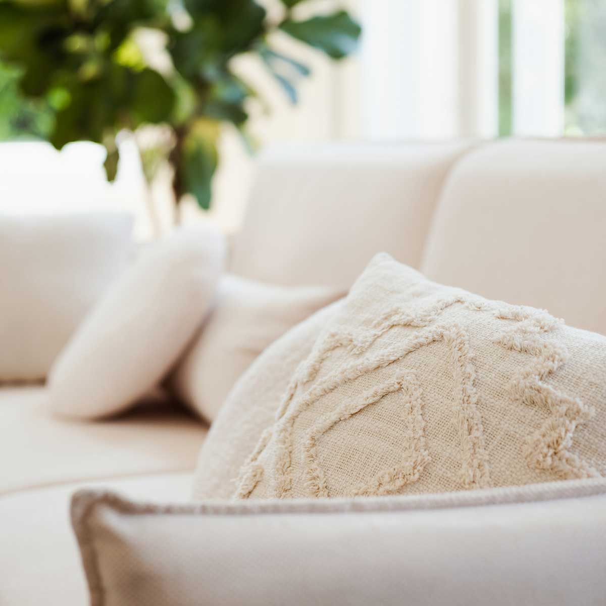 Almofada INCA marfim 40x40cm