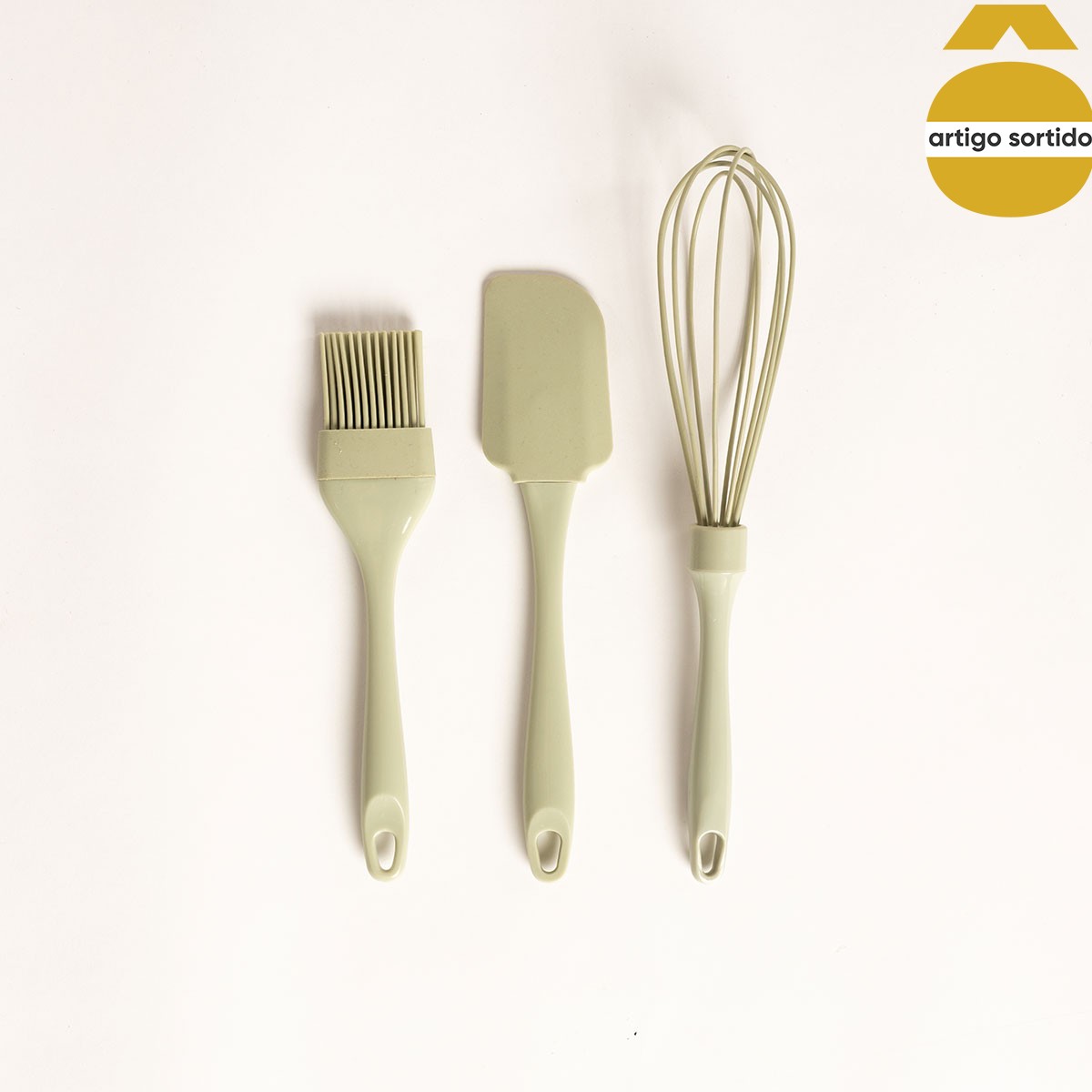 Conjunto de 3 utens&iacute;lios para pastelaria