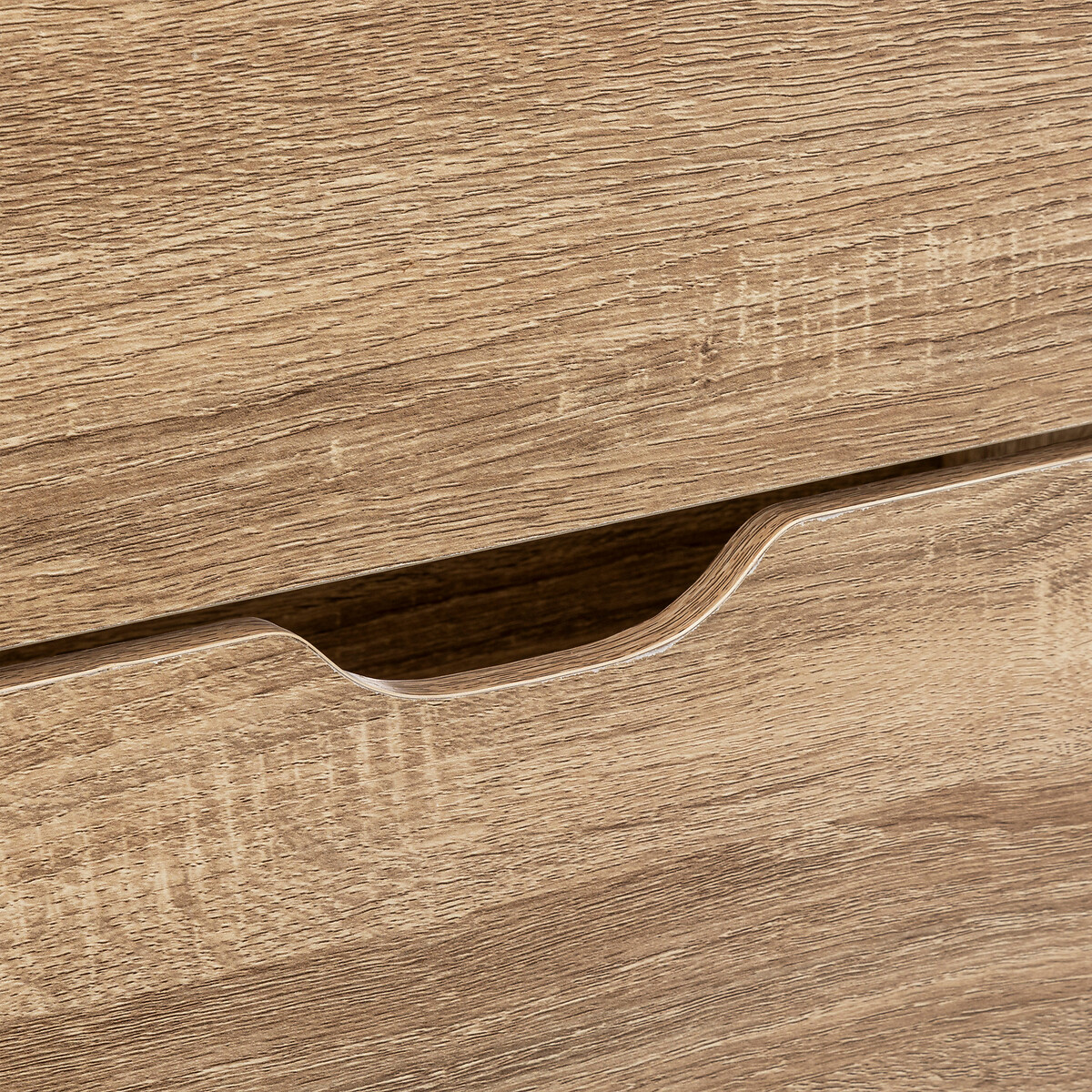 Sapateira castanha com 4 gavetas e porta com espelho