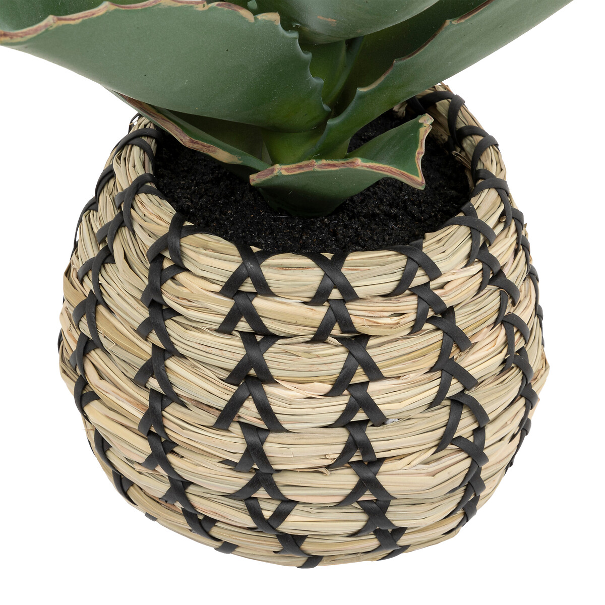 Cato artificial com vaso palhinha PIO 26cm
