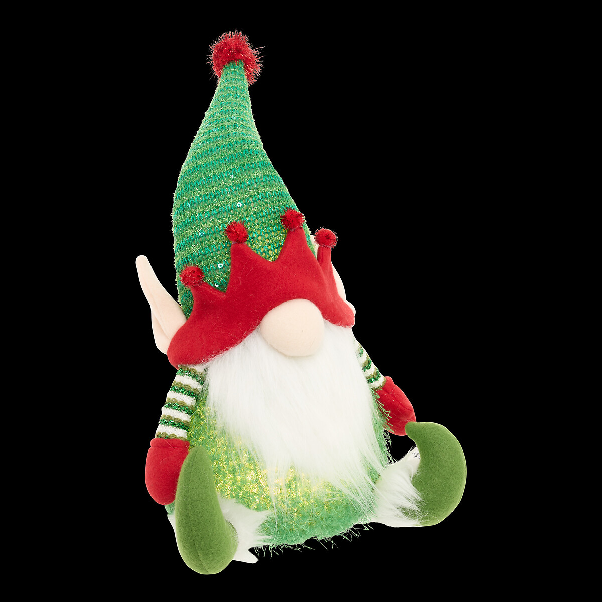 Figura Gnomo com led 37cm