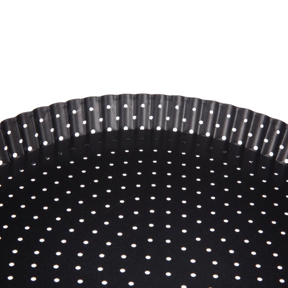 Forma antiaderente de fundo amov&iacute;vel para tarte 28cm