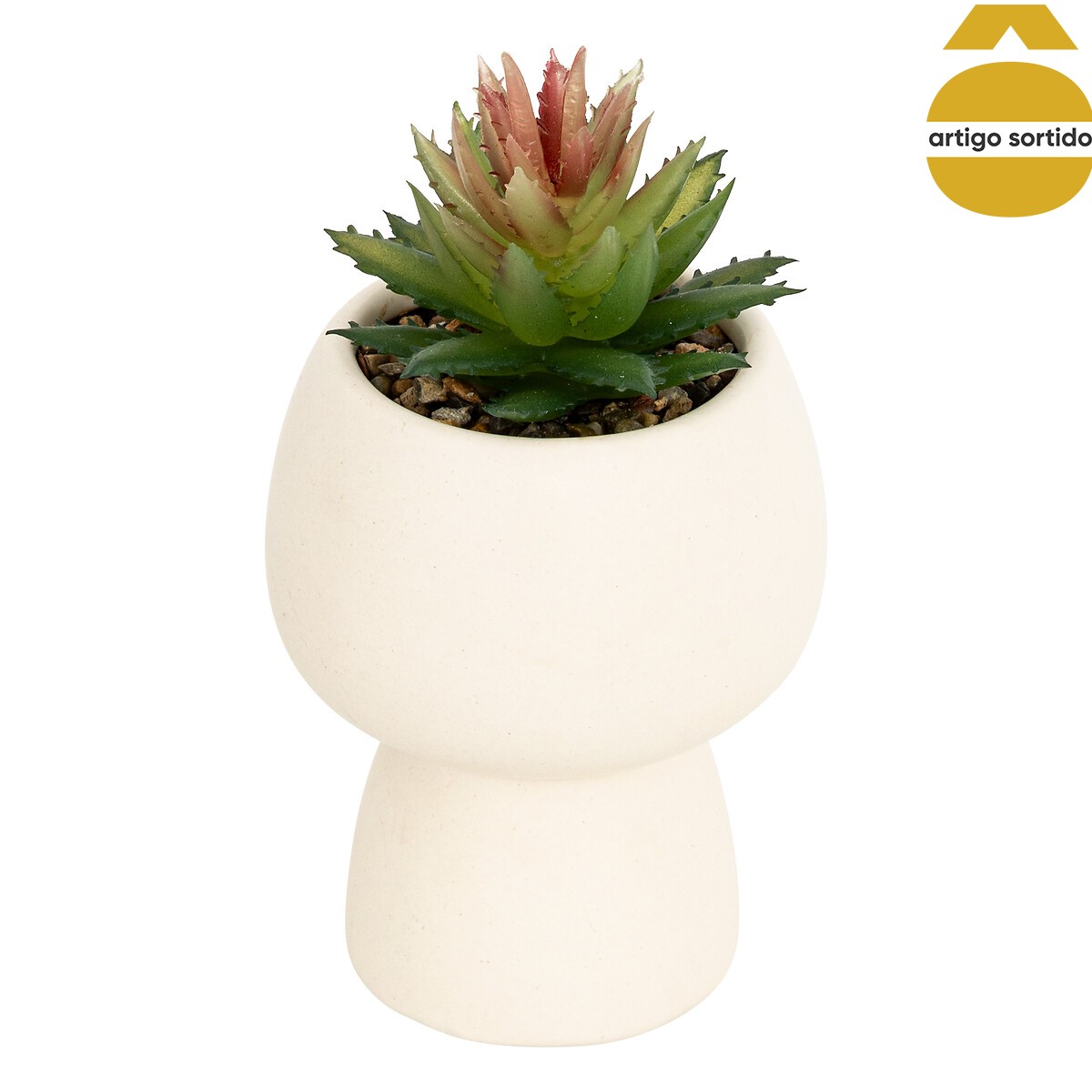Vasinho com planta artificial livy,  Vasinho com planta artificial livy