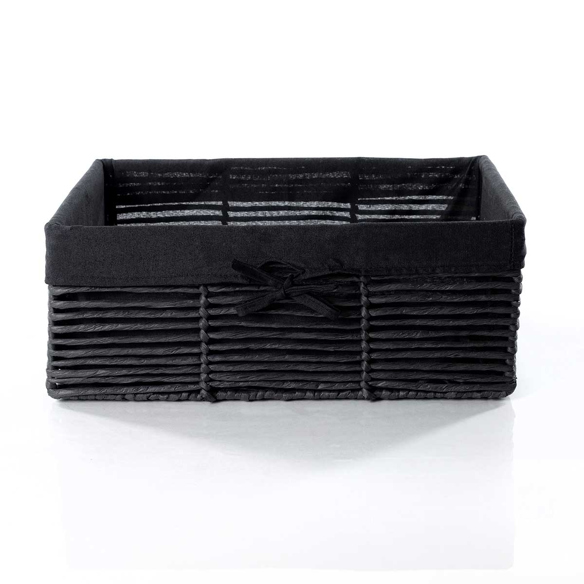 Cesto wc preto 27x39cm