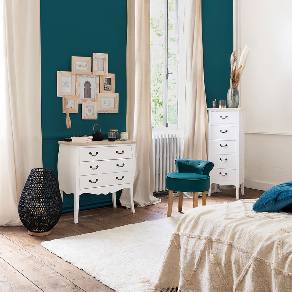 M&oacute;vel com 5 gavetas CHRYSA branco