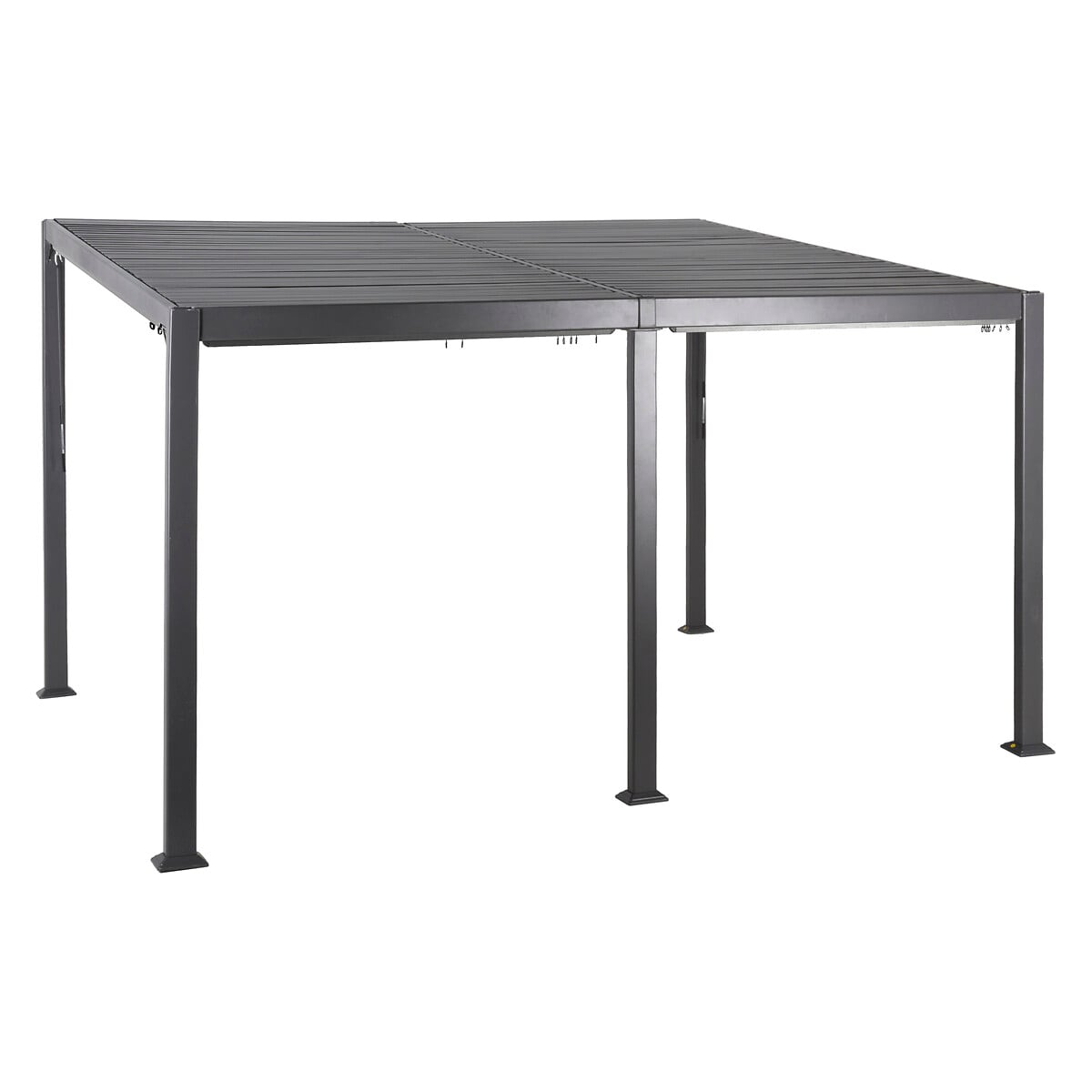 P&eacute;rgola AVILA cinza graphite 3x4m