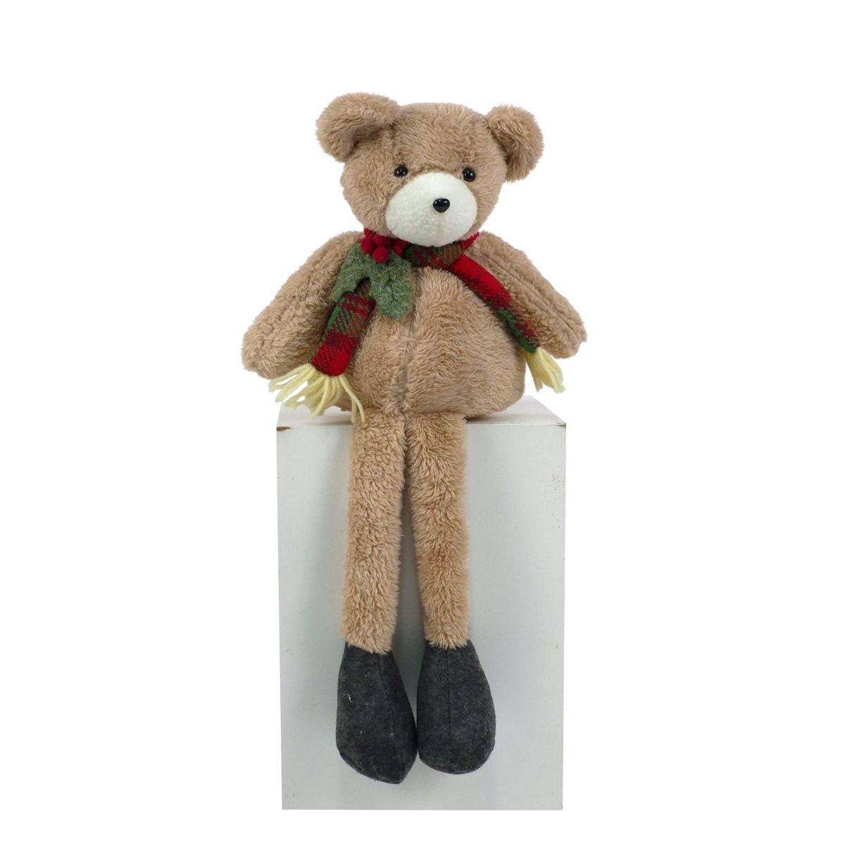 Figura de Urso com cachecol 40cm