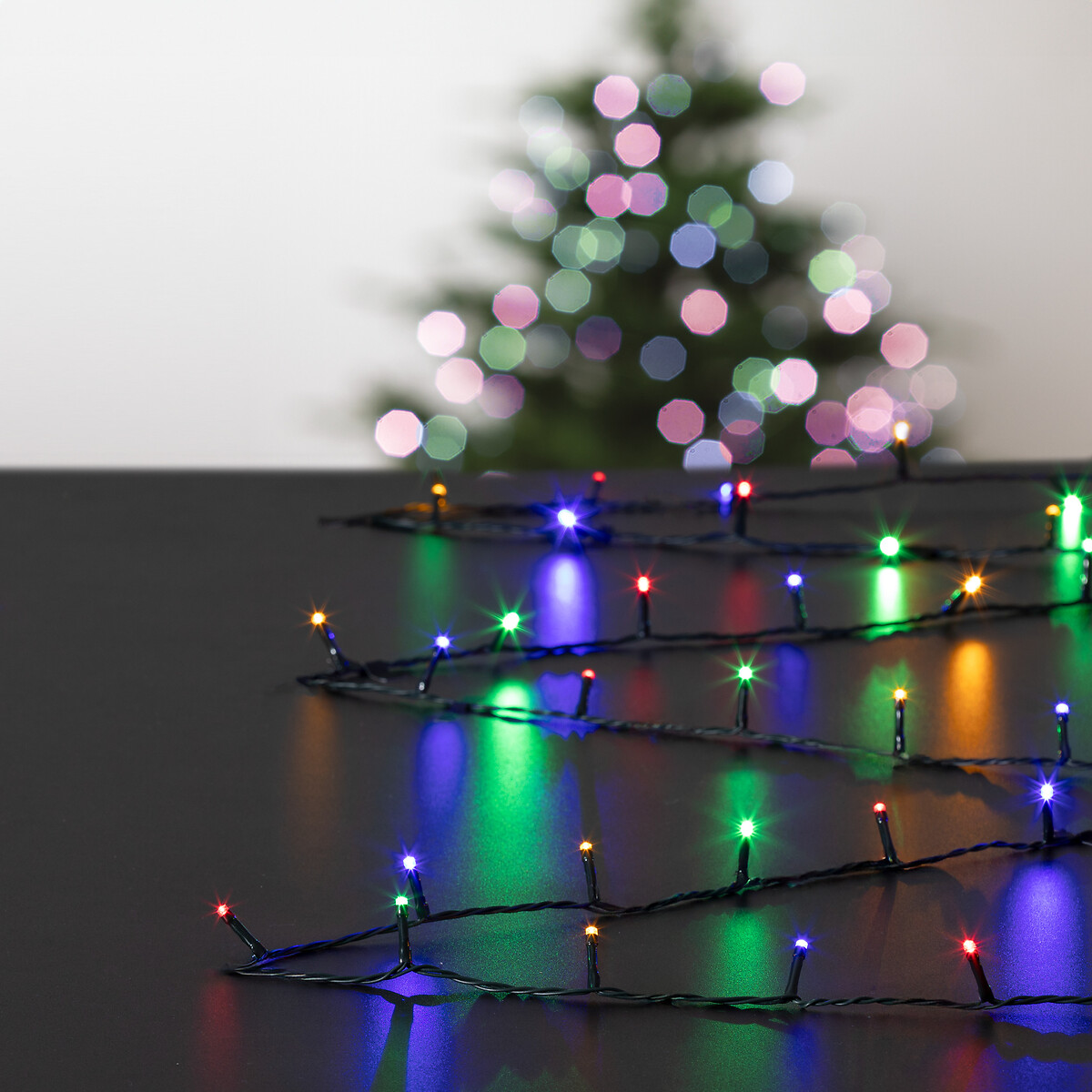 S&eacute;rie de natal multicolor 50LED 5M