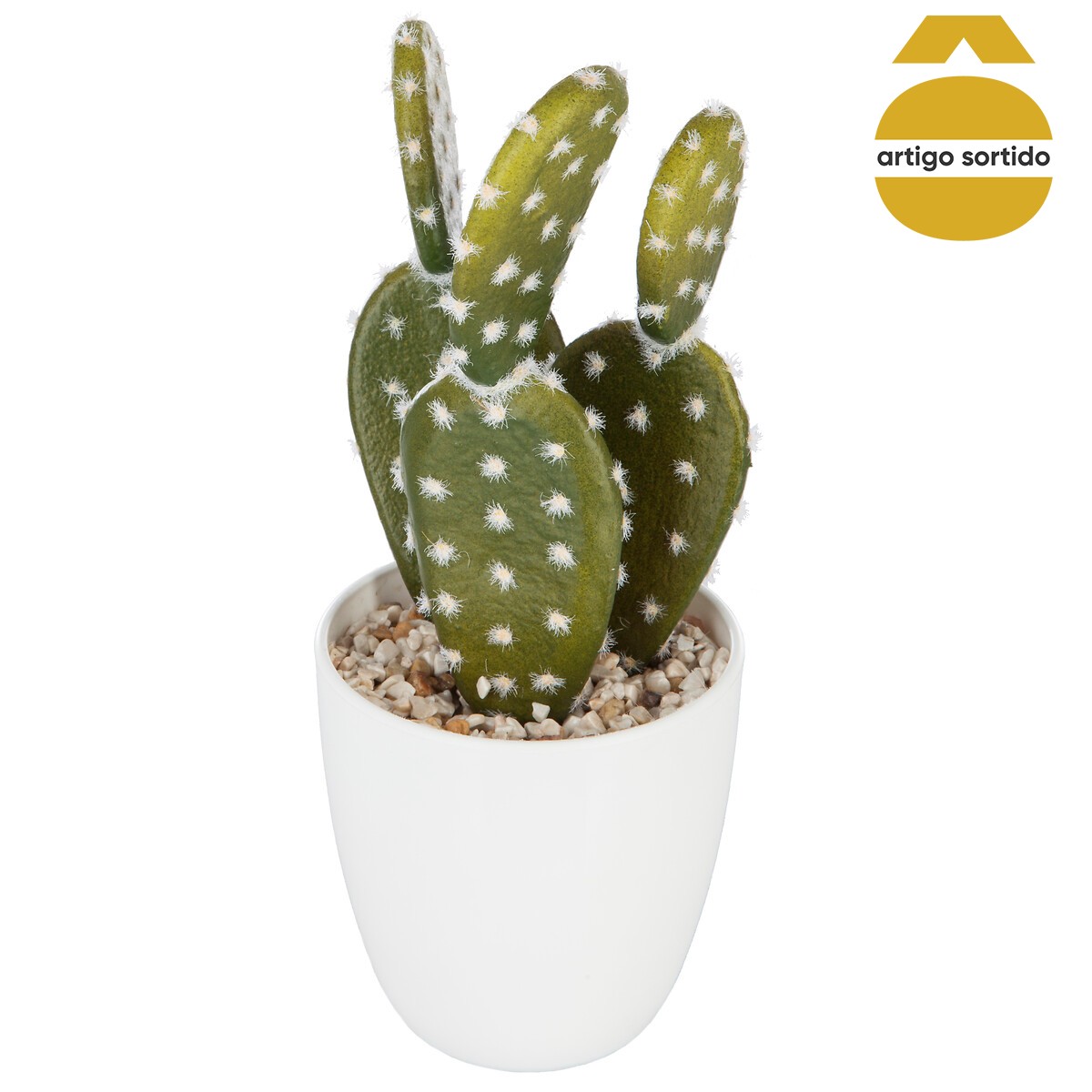 Vaso com suculentas artificiais 18cm