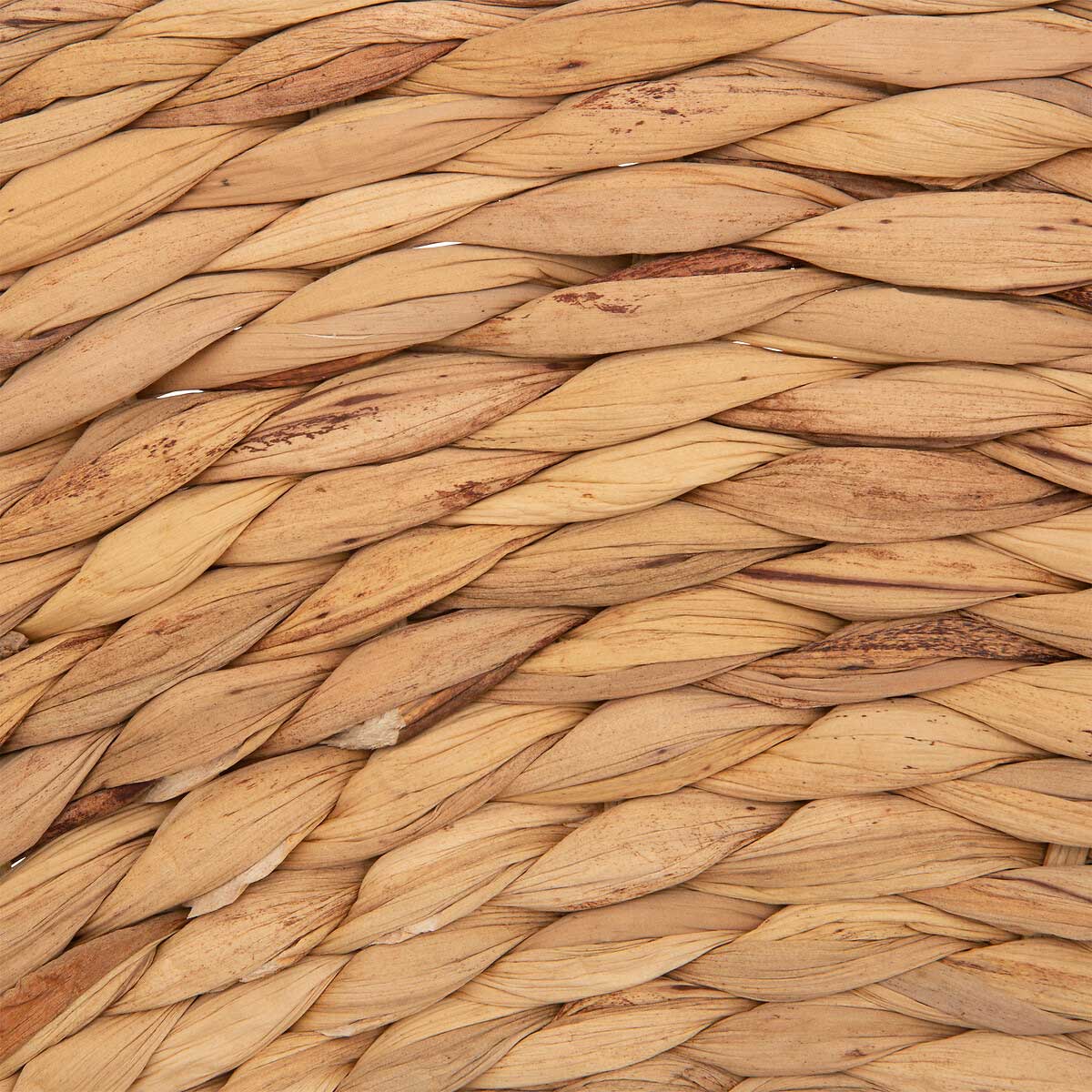 Espelho de parede em r&aacute;fia bege LORENA