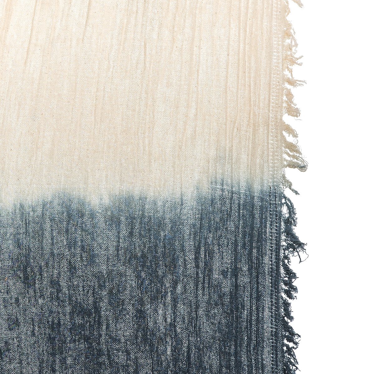 Cortina tie dye com franjas 140x260cm