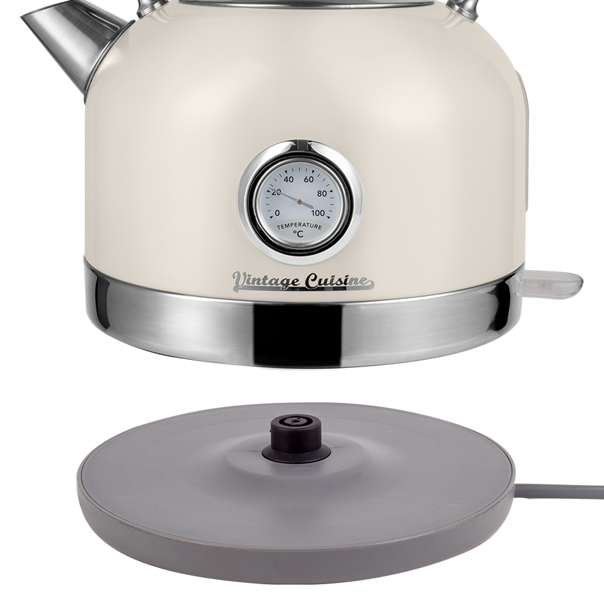 Chaleira elétrica VINTAGE CUISINE creme 2200w