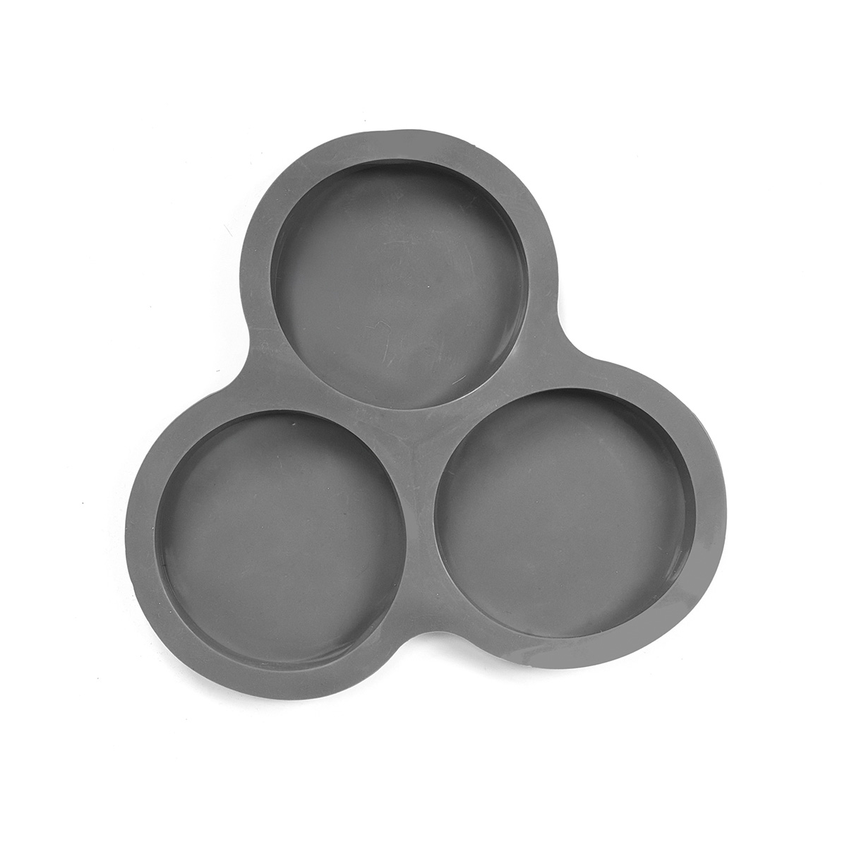 Forma com 3 compartimentos para fritadeira airfryer