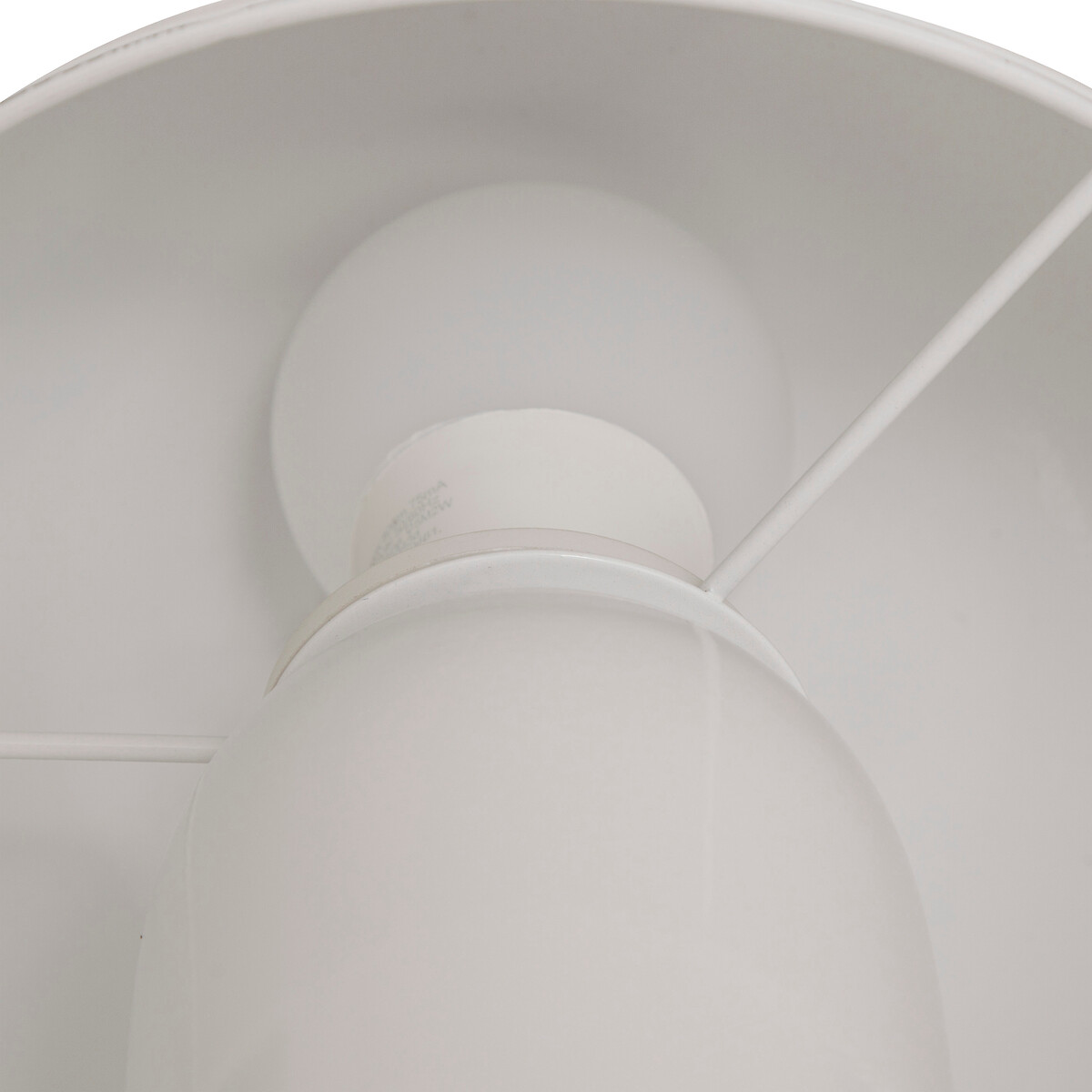 Candeeiro de mesa LITO branco em metal