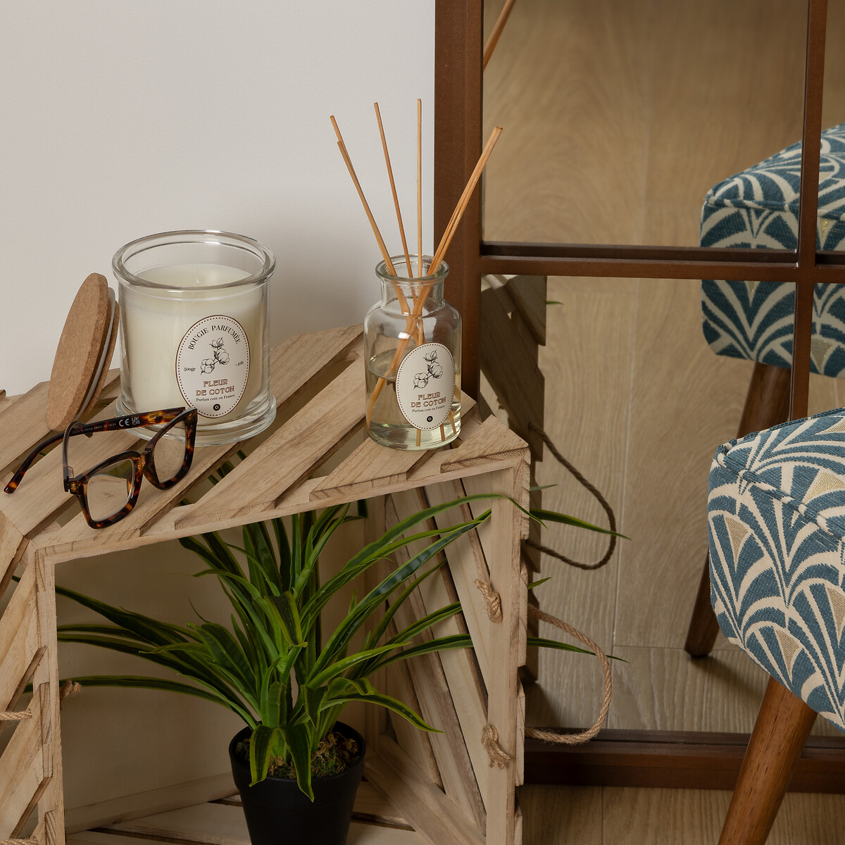 Ambientador mikado HAPO flor de algodão 200ml