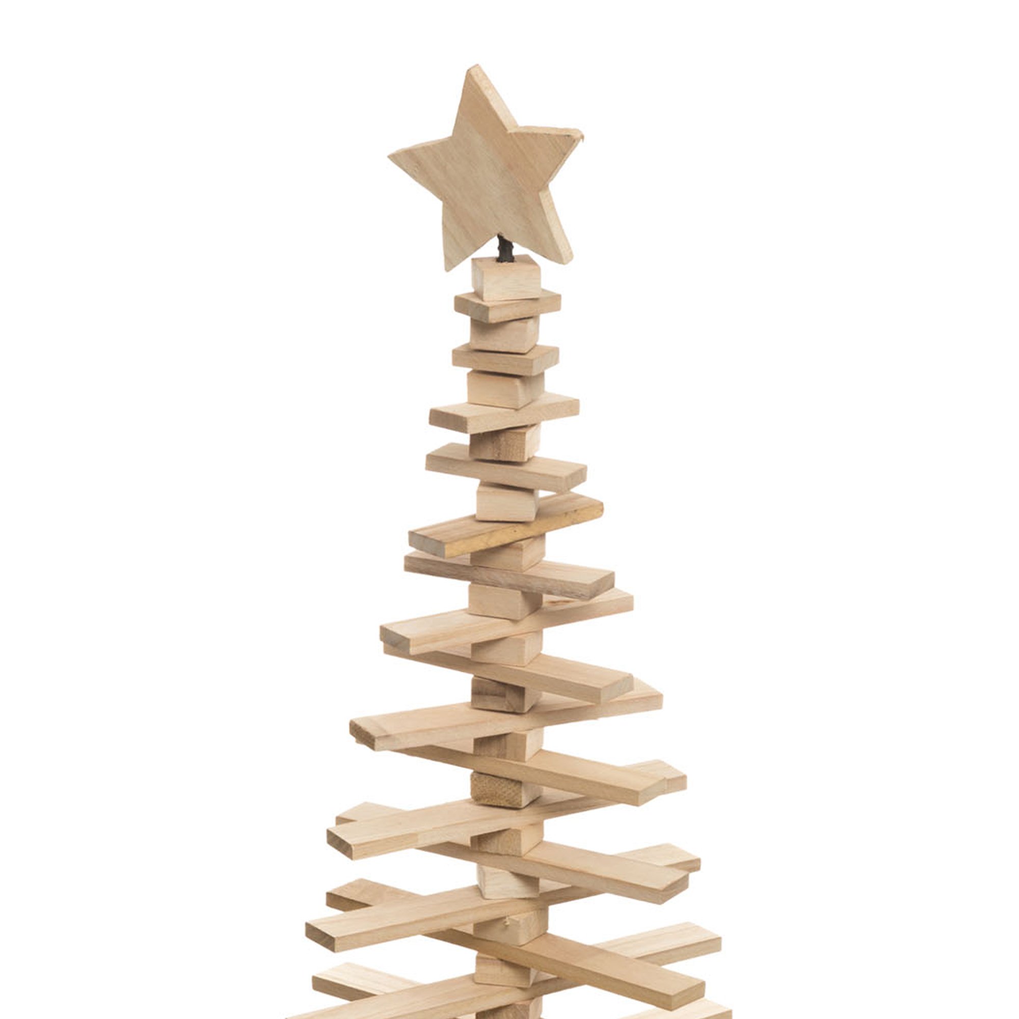 Árvore De Natal Decorativa Em Madeira 120cm,  Árvore De Natal Decorativa Em Madeira 120cm