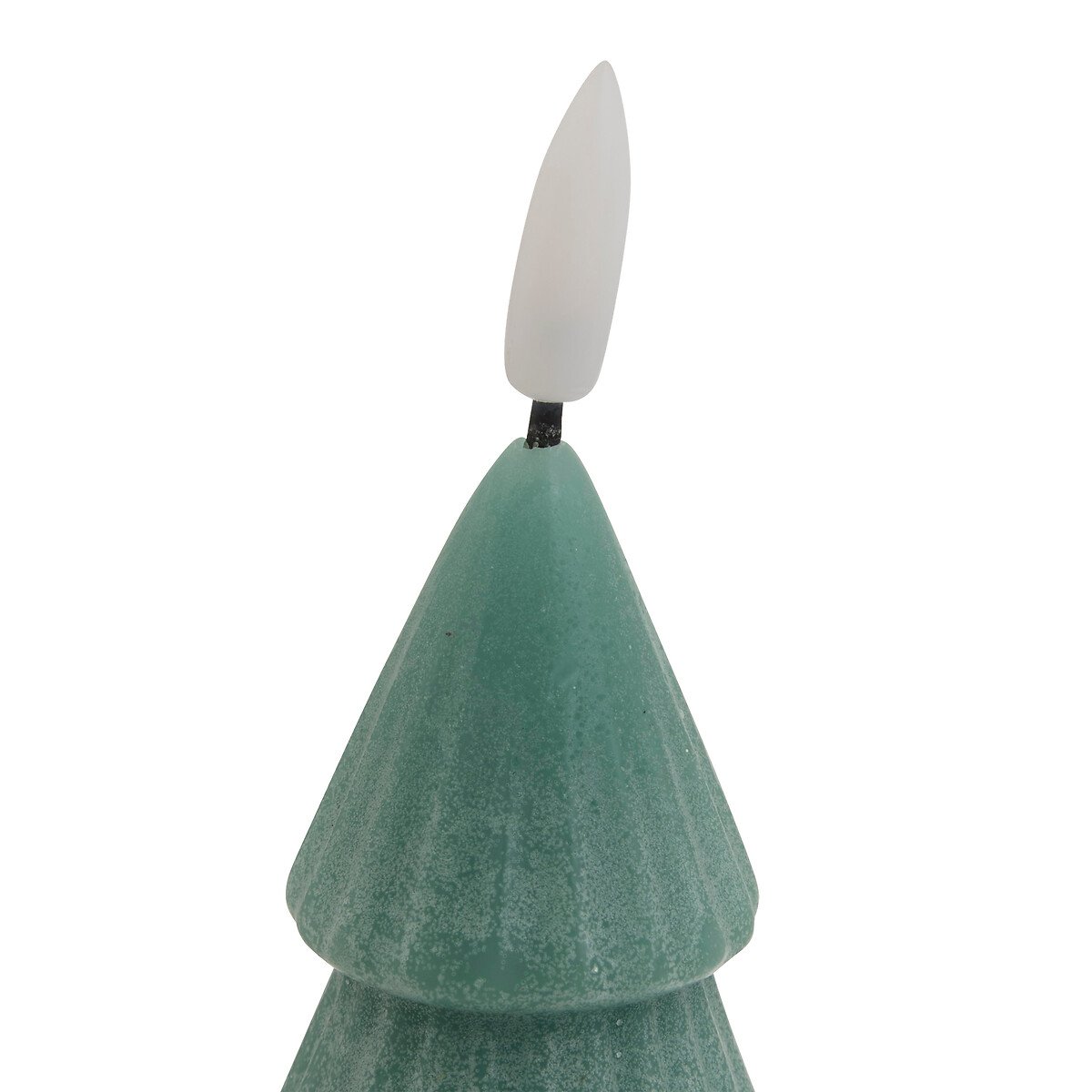 Vela &aacute;rvore de natal led verde 15,5cm