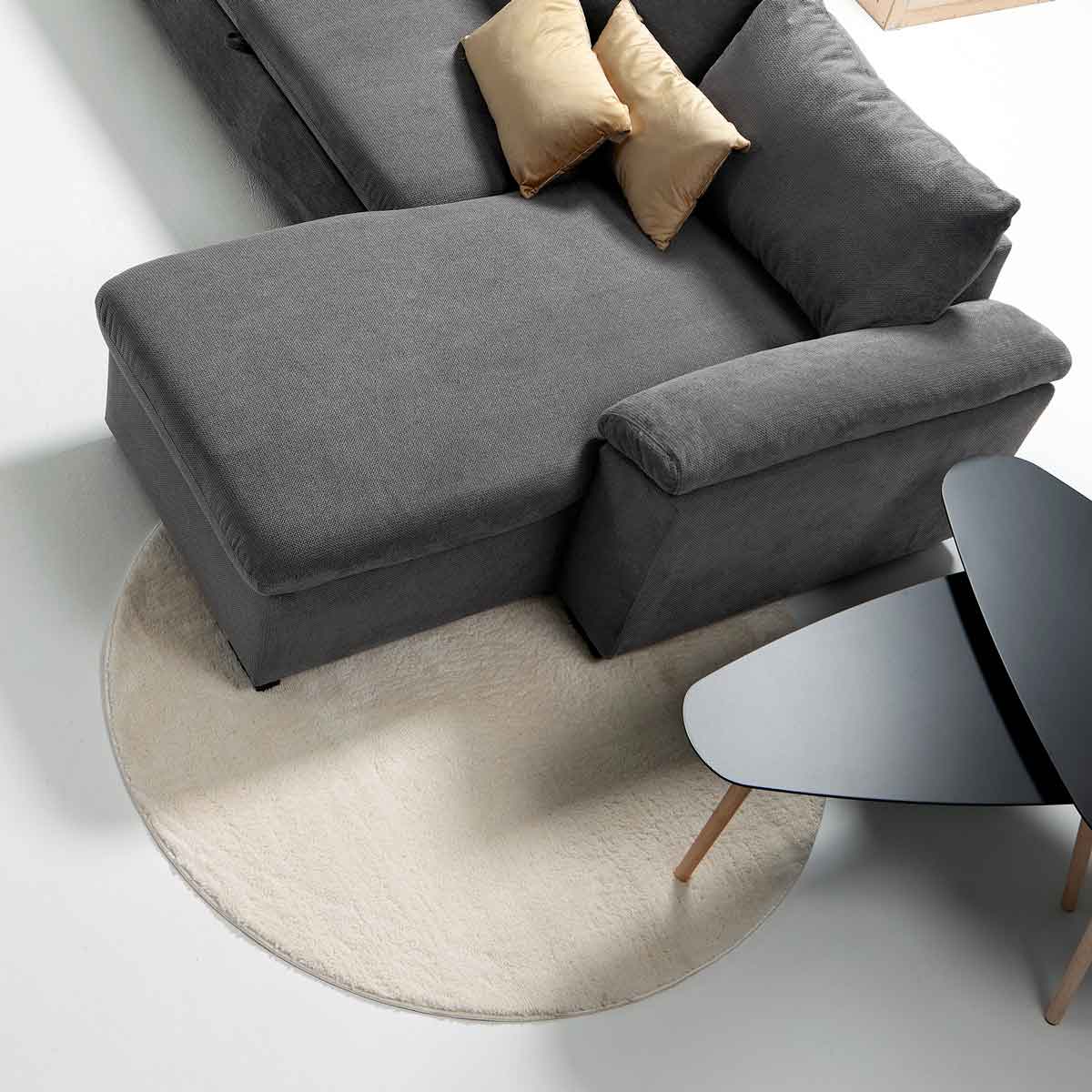 Conjunto de 2 mesas de apoio MILEO em madeira