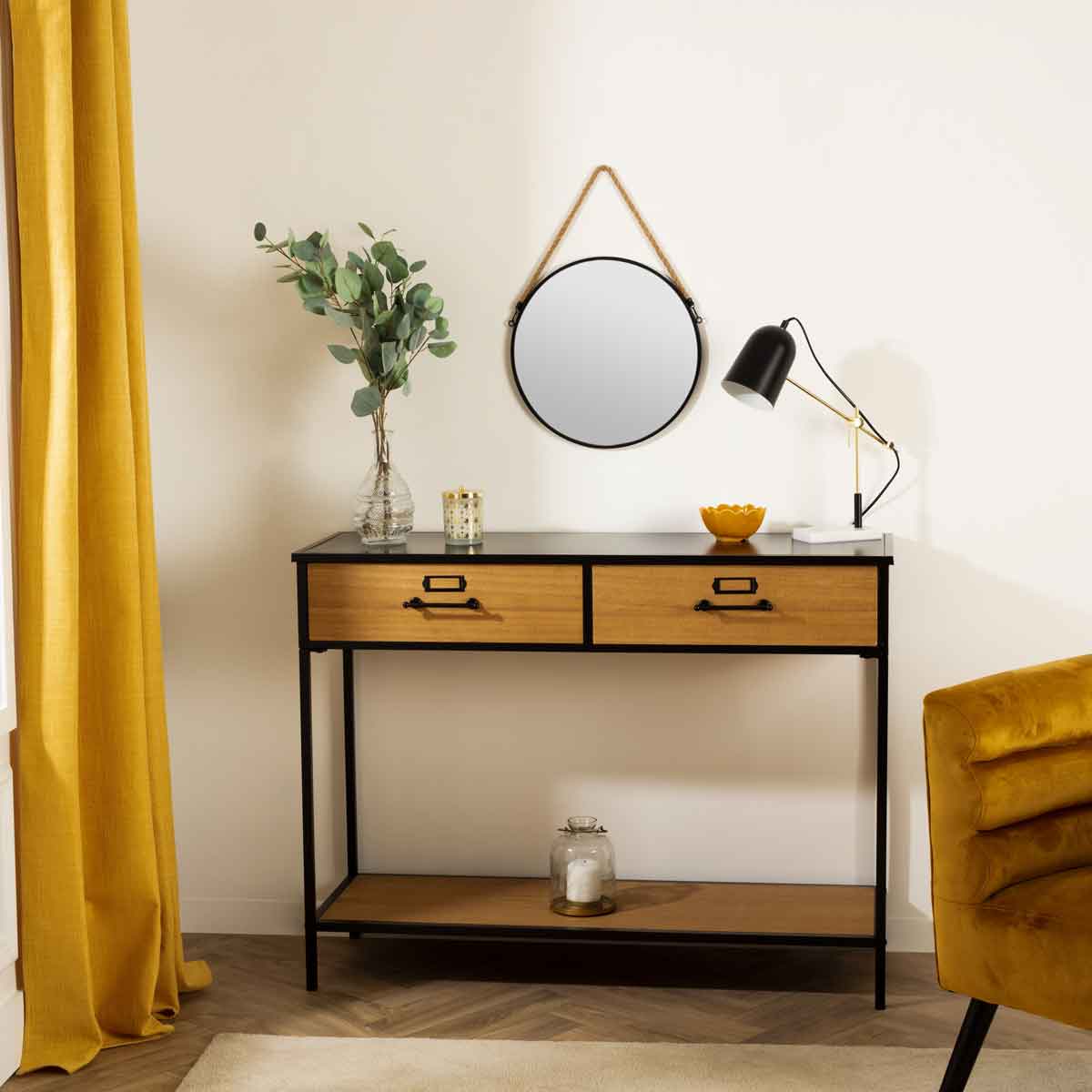 Consola BARIS castanha