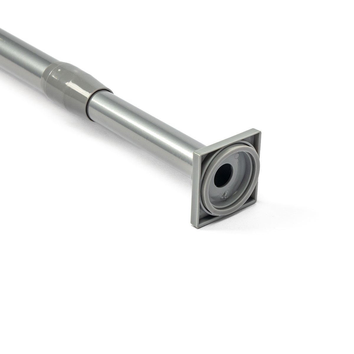 Varão entre paredes extensível prateado 135-250cm,  Varão entre paredes extensível prateado 135-250cm