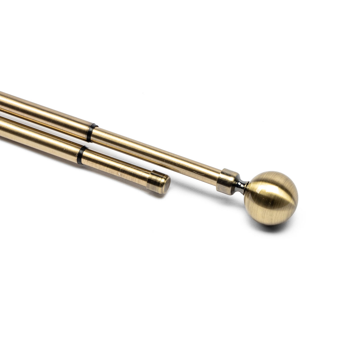 Kit var&atilde;o extens&iacute;vel duplo bronze 210-380cm