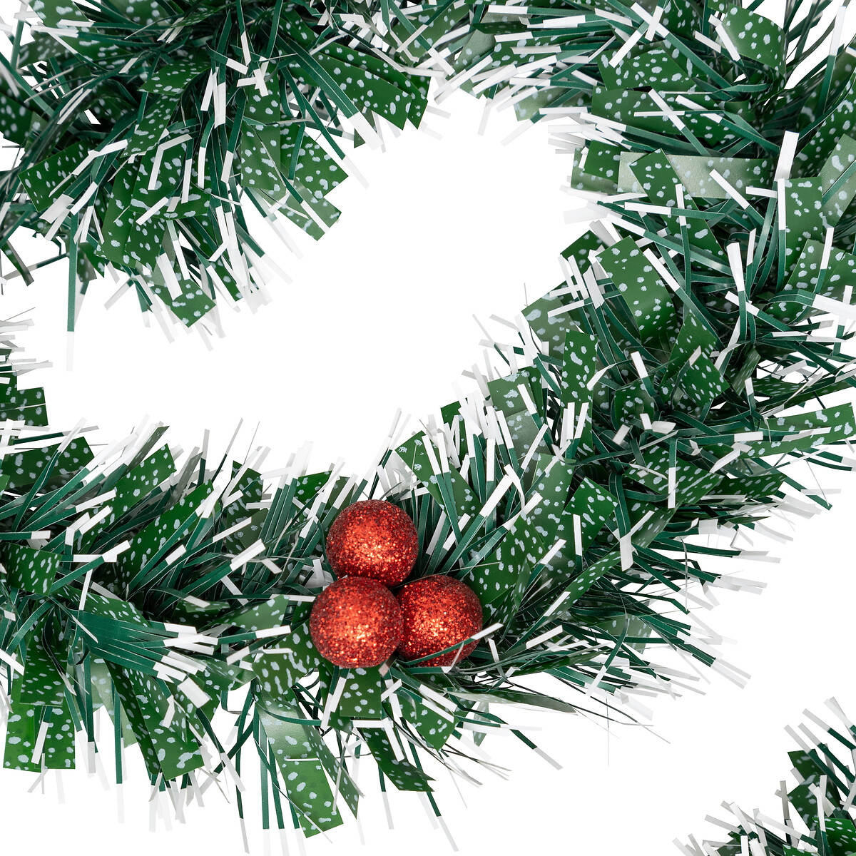 Grinalda verde decorada