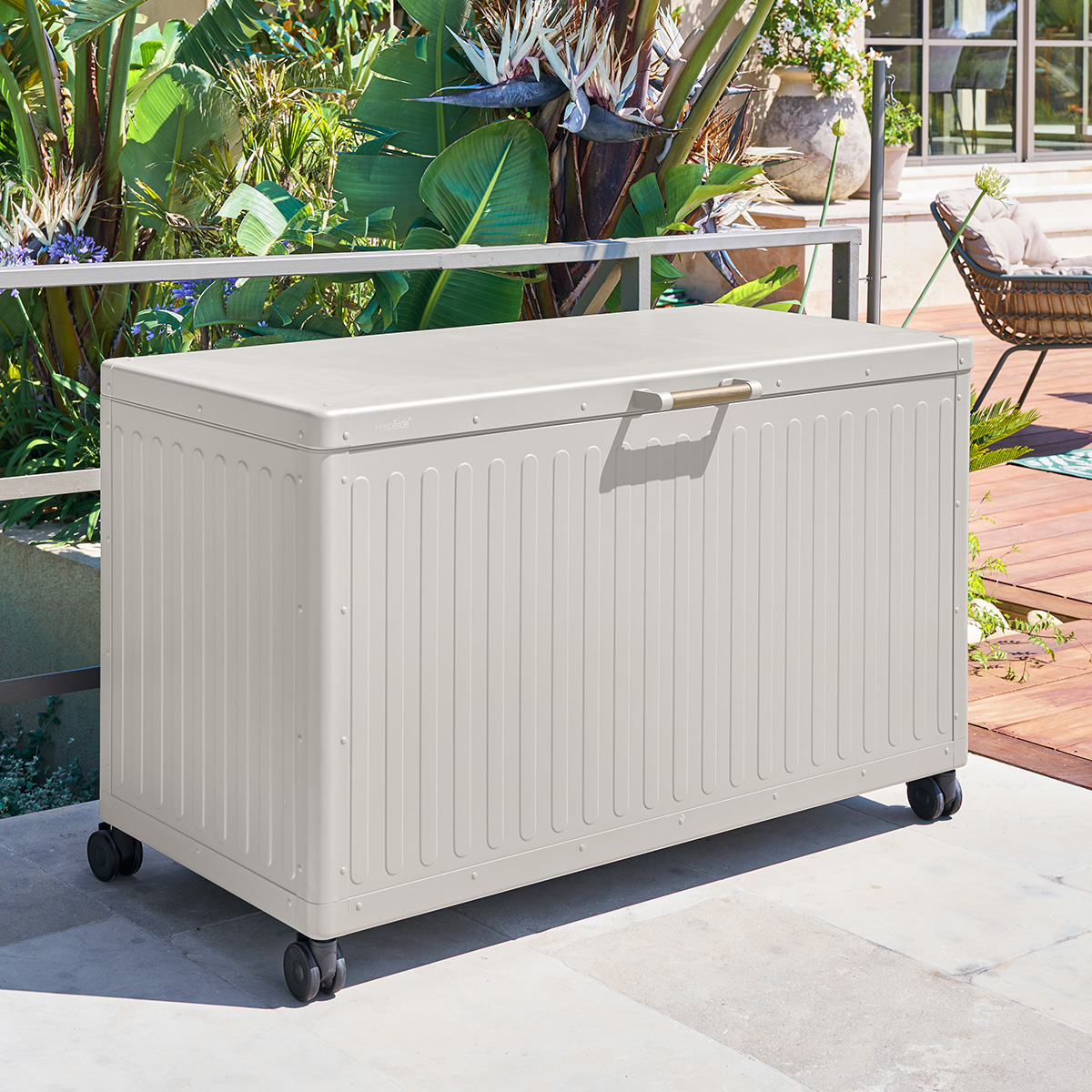 Ba&uacute; arruma&ccedil;&atilde;o EDENIO a&ccedil;o cor argile