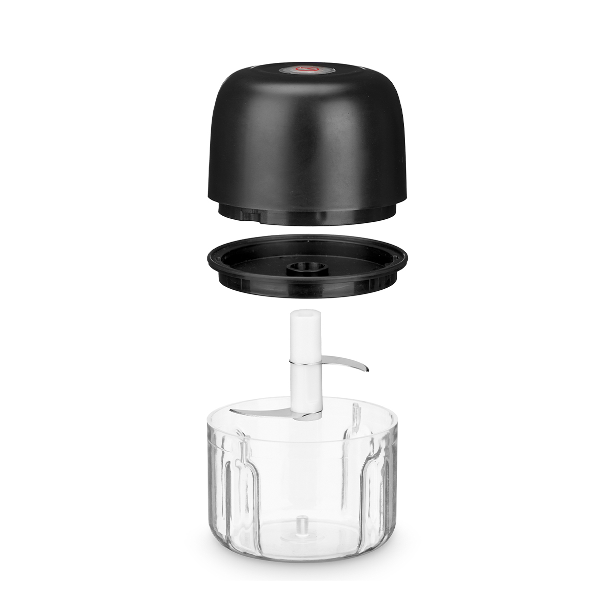 Picador el&eacute;trico preto com dep&oacute;sito