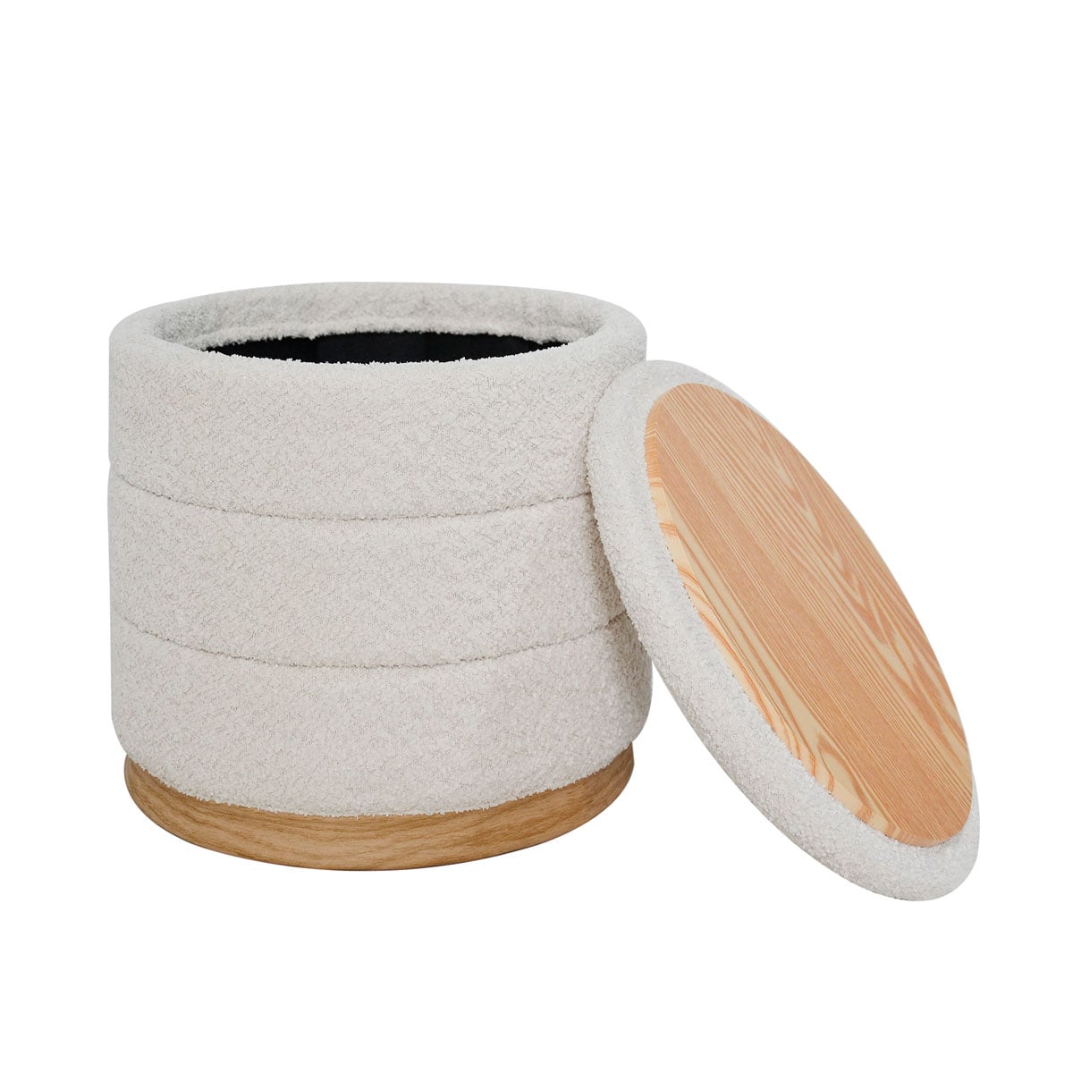 Pufe/mesa BATH bege 37x39cm