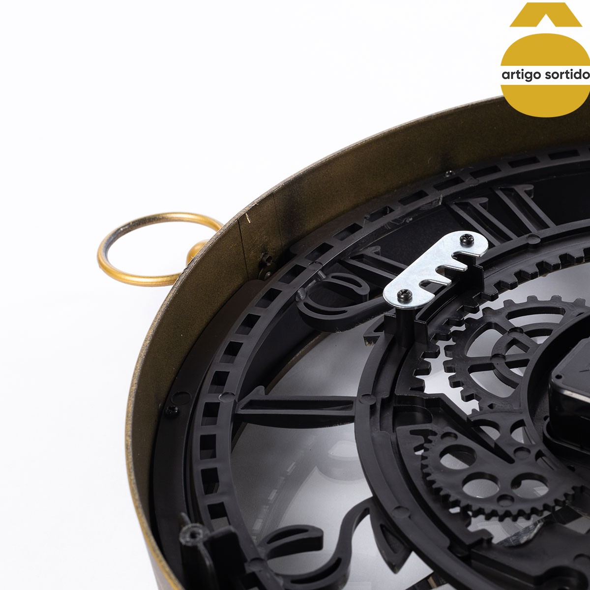 Relógio de parede meca 27cm,  Relógio de parede meca 27cm