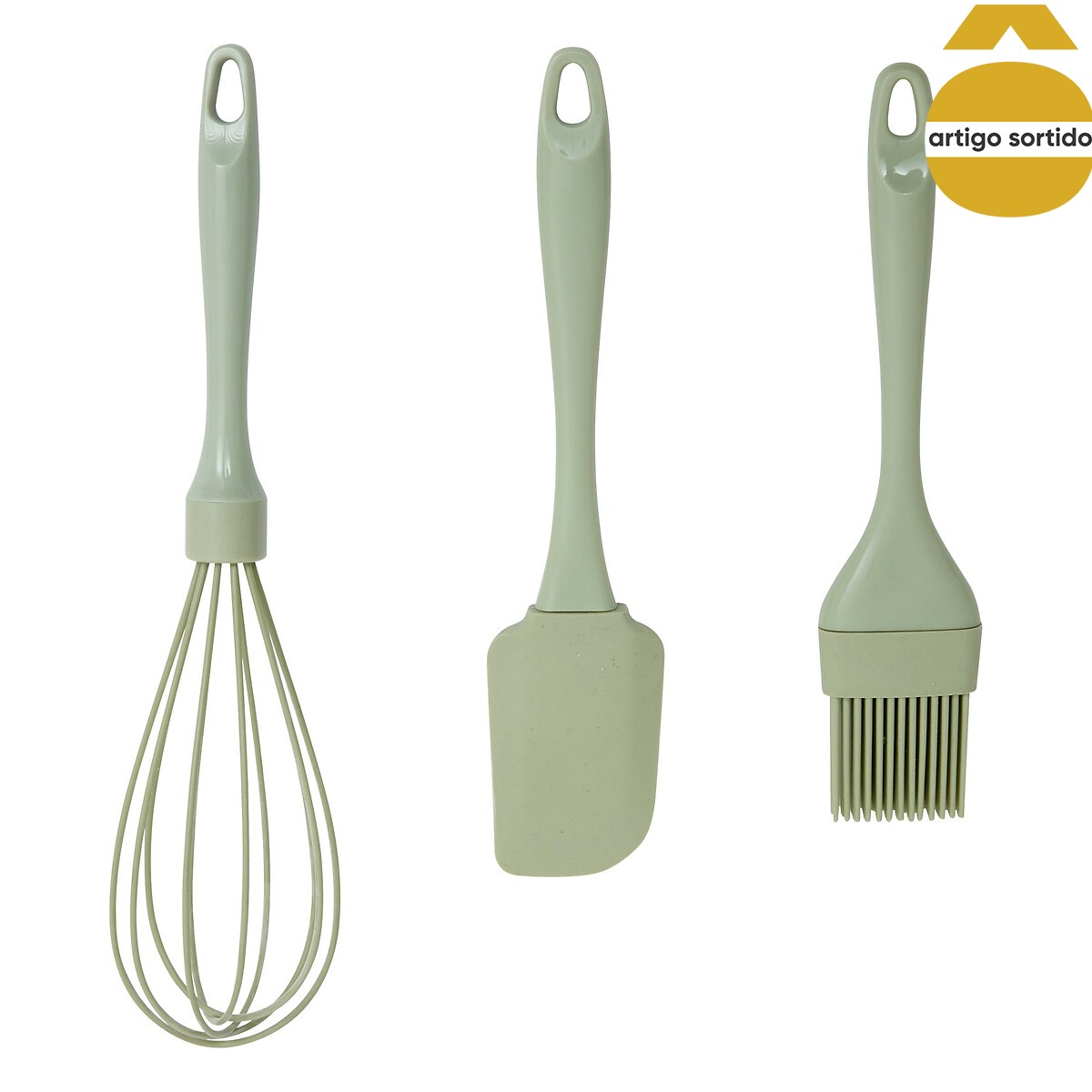 Conjunto de 3 utens&iacute;lios para pastelaria