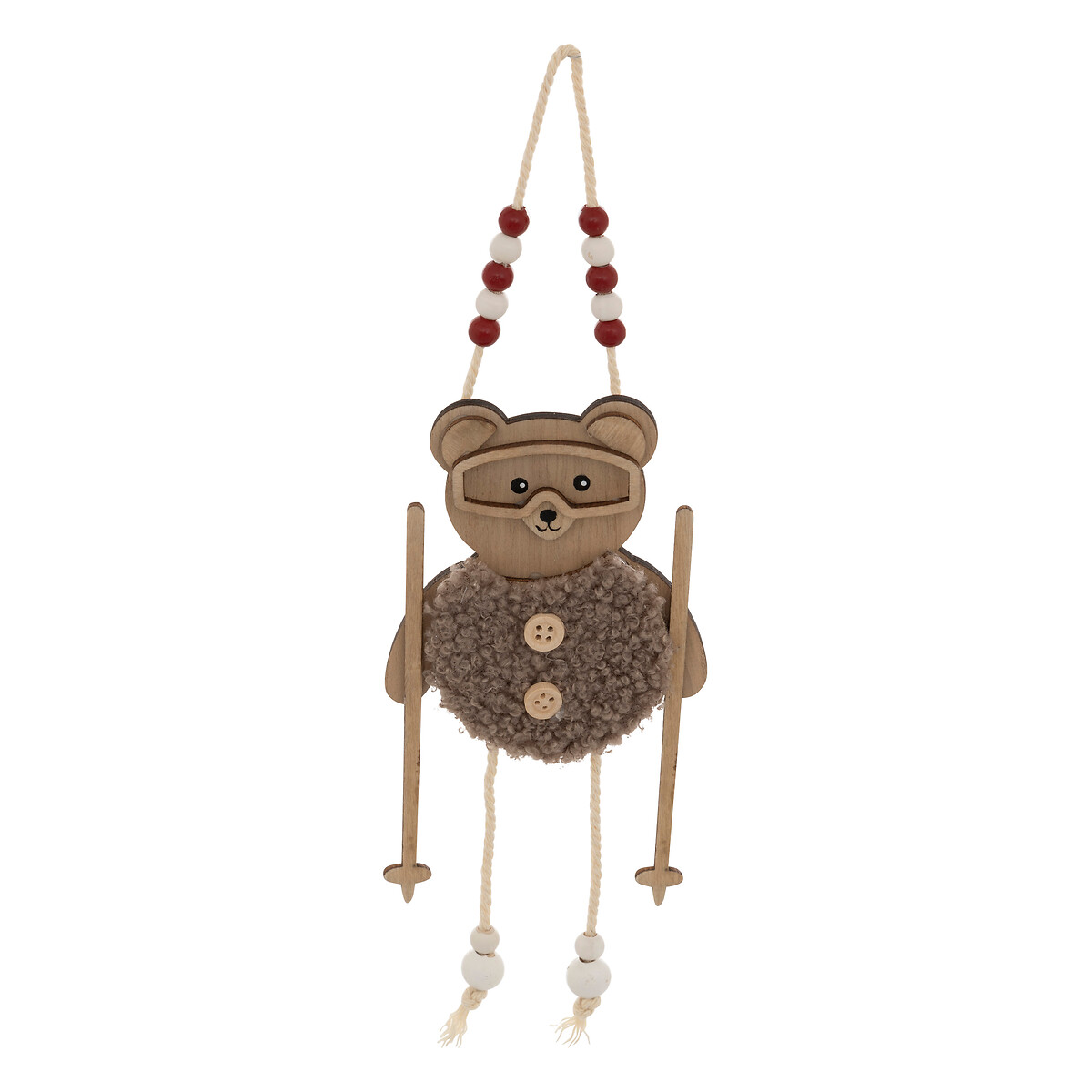 Pendurante urso ski 16cm