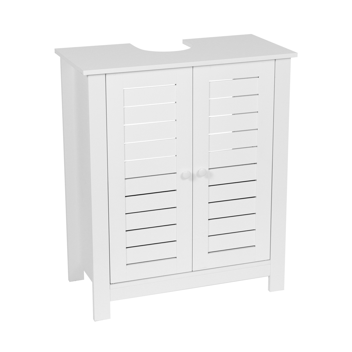 M&oacute;vel Para Lavat&oacute;rio Santorin Branco Em MDF