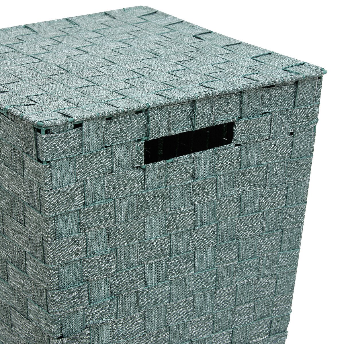 Cesto para roupa wc LISE verde 50l