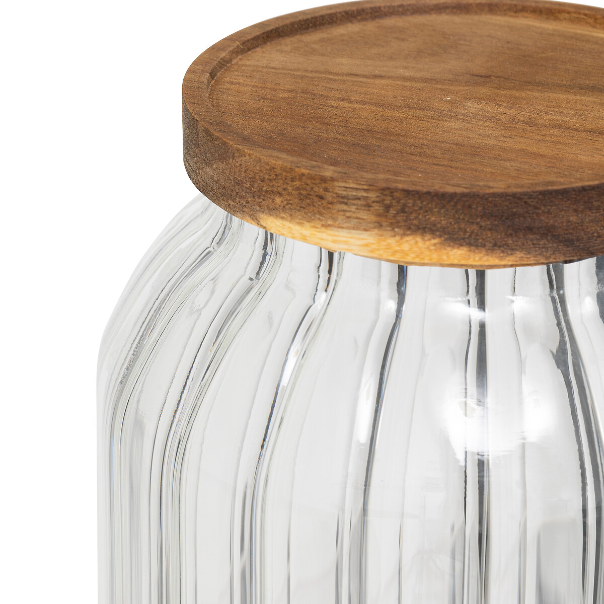 Frasco HARMONY com tampa madeira acácia 3l