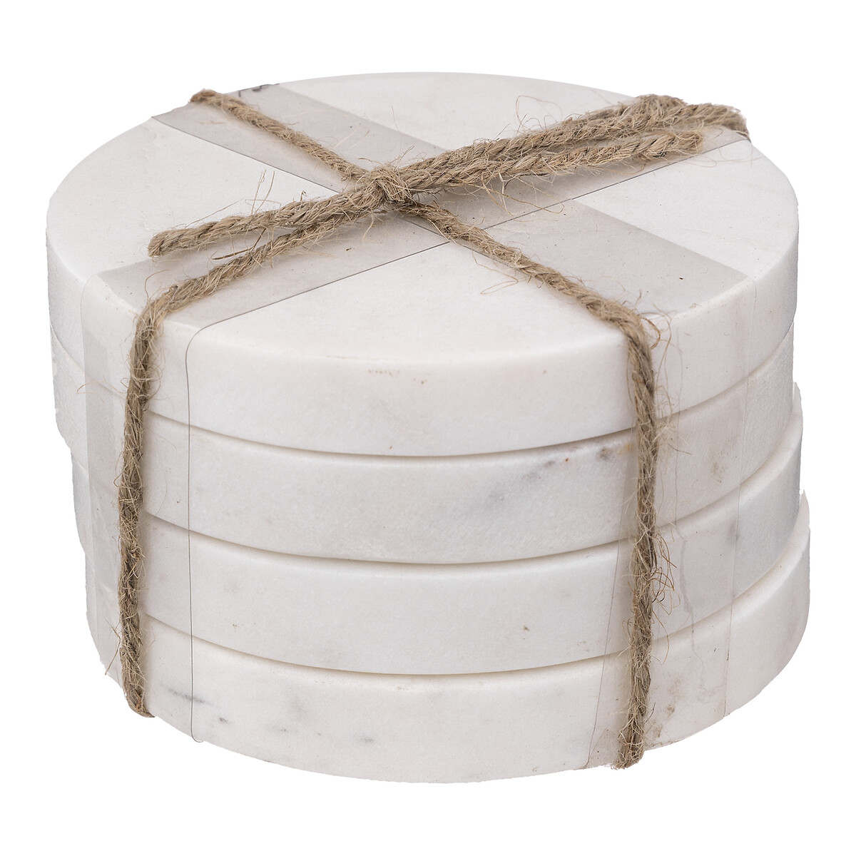 Conjunto de 4 bases para copos SUBLIMA em m&aacute;rmore 10cm