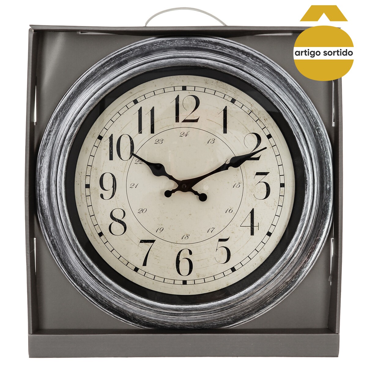 Relógio decorativo de parede 39cm