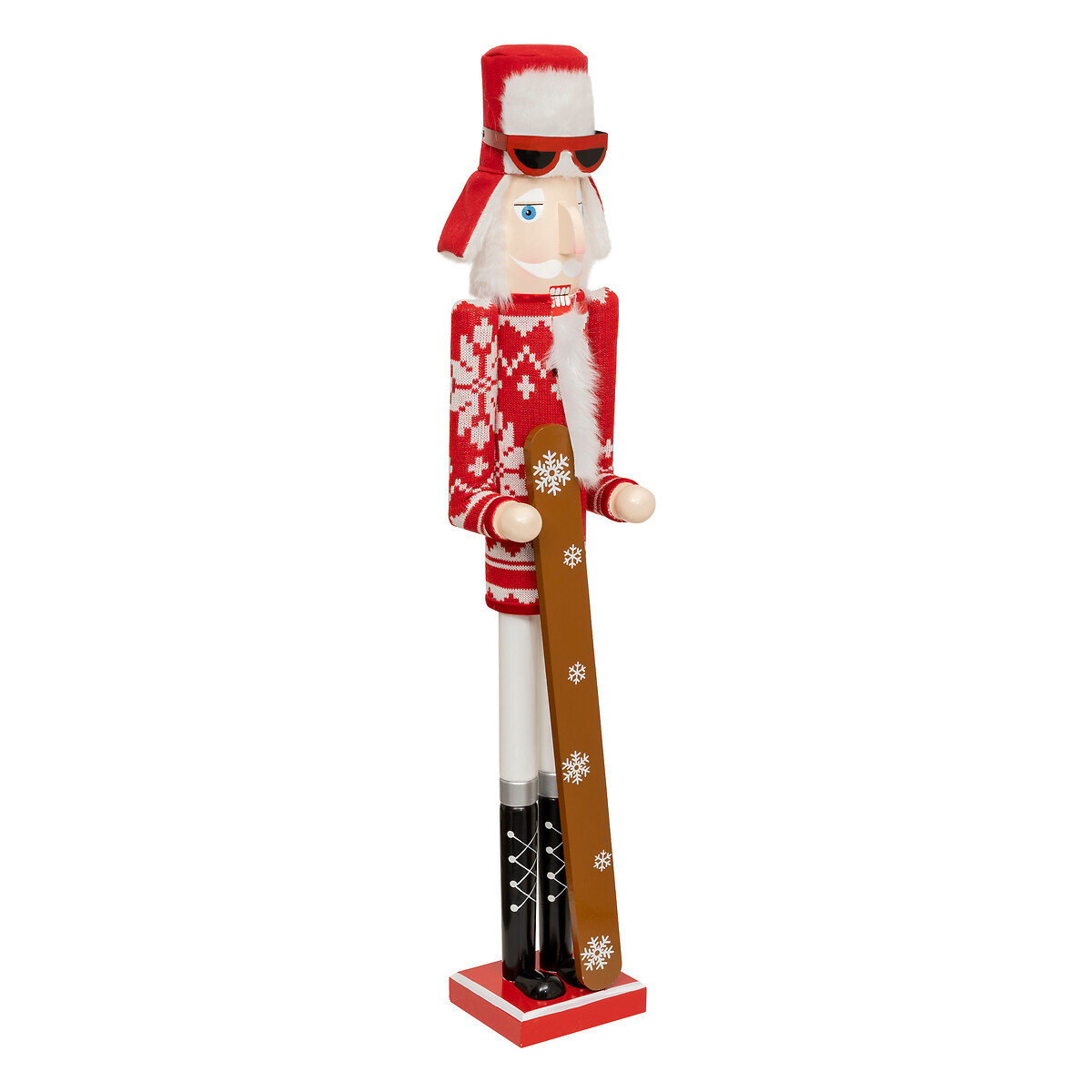 Figura soldado de chumbo SKI 106cm